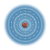 Cadmium,atomic structure