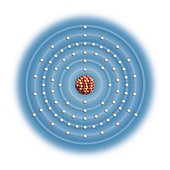 Thallium,atomic structure