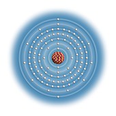 Dubnium,atomic structure