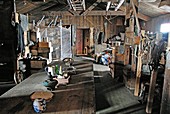 Terra Nova Hut interior,Antarctica