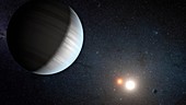 Kepler-47 planetary system,illustration