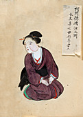 Tumour patient,19th-century Japan