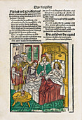 Sickbed treatments,16th century