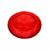 Normal red blood cell,illustration