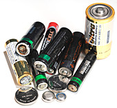 Old batteries