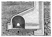 Train tunnel,19th century