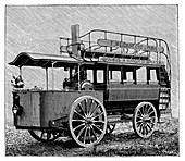 Weidknecht steam omnibus,illustration