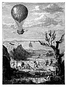 English Channel balloon crossing,1785