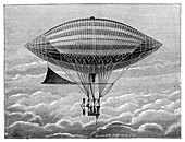 Tissandier electric airship,1880s