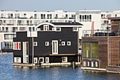 Floating house in Amsterdam