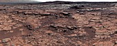 Erosion on Mars,Curiosity rover image