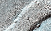 Mesa on Mars,satellite image