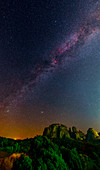 Milky Way over Meteora,Greece