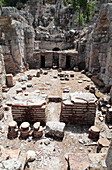 Roman hypocaust,Phaselis,Turkey