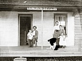 Tate family,Kitty Hawk Post Office,1900