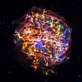 Supernova remnant,space telescope image