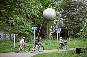 Solar system themed cycle route,UK