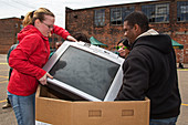Electronic waste collection,USA