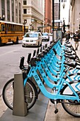 Bicycle hire,Chicago,USA