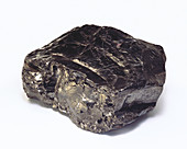 Near metallic lustre of anthracite rock