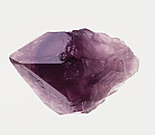 Single amethyst crystal,close up