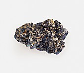 Tennantite with iridescent crystals