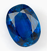 Cut Kyanite gemstone