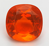 Cut Fire Opal gemstone
