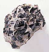 Staurolite in mica schist groundmass