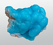 ,showing formation of blue crystals