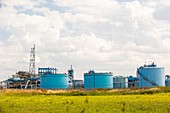 A Gas plant receiving North Sea gas