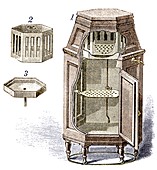 Early refrigerator,19th century