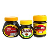 Jars of yeast extract