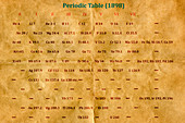 Early version of the Periodic Table