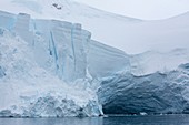 Retreating glaciers in Wilhelmina Bay