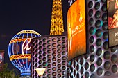 Las Vegas Boulevard at dusk