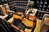 Violin tests in anechoic chamber