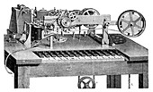 Hughes printing telegraph,19th century