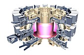 ITER fusion research reactor