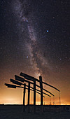 Milky Way over Hortobagy National Park