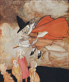 Mother Goose,historical illustration