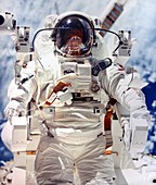 Astronaut during space-walk
