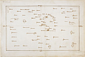 Cook's map of the Society Islands