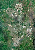 Canberra,Australia,satellite image