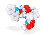 Paritaprevir drug molecule,illustration