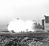 Coal dust explosion experiment,1940s