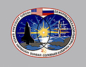 STS-71 mission insignia,illustration