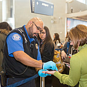 Airport security check