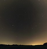 Spring stars and light pollution