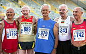 Silver-haired athletes in their late 80s